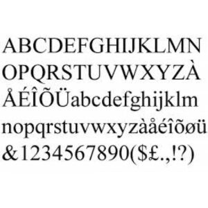 roman-letters-font